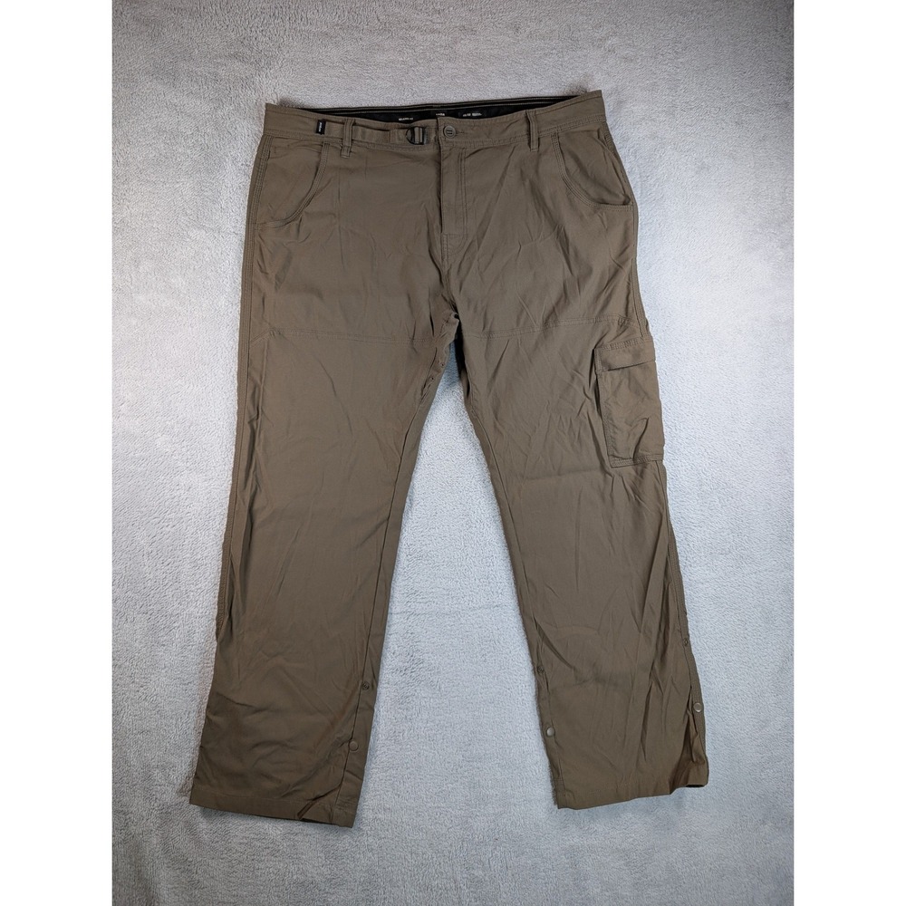 Prana Zion Relaxed Fit Hiking Pants Mens 40x32 Brown Nylon Stretch 1969791